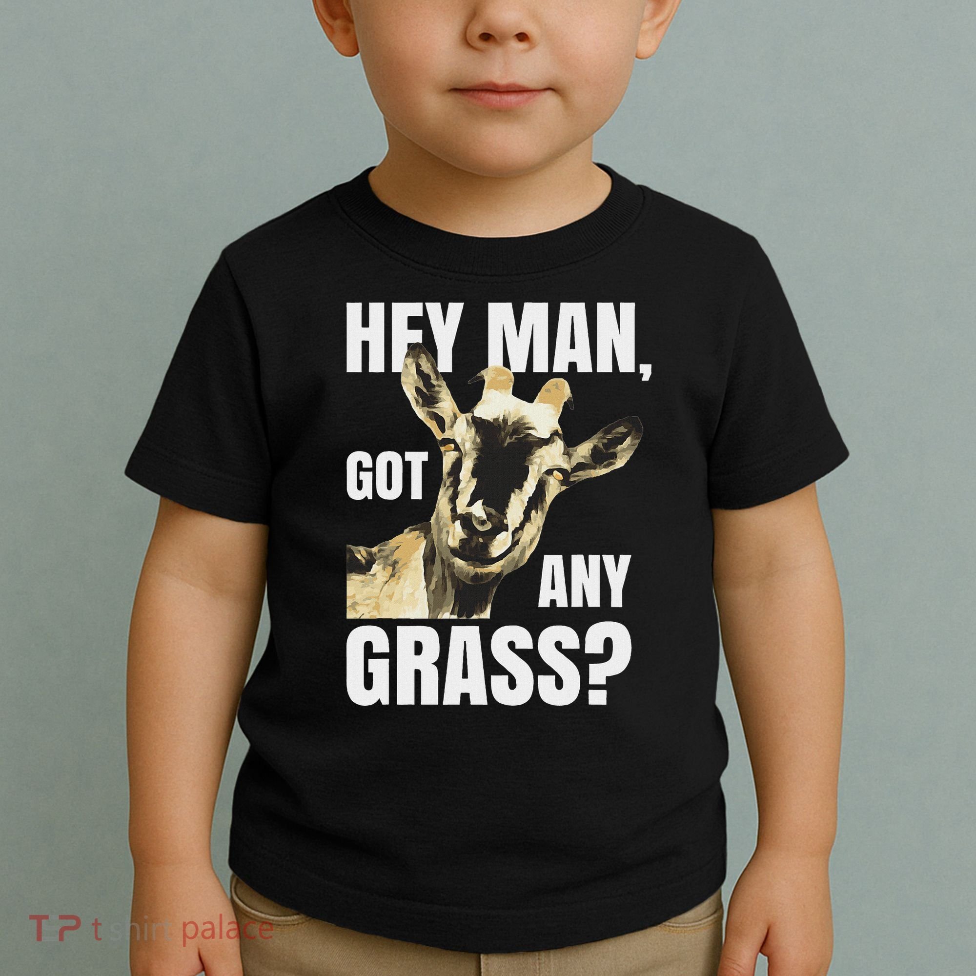Farm Animal Pun Goas Pets Meme Funny Goat Toddler T-Shirt