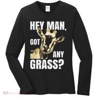 Farm Animal Pun Goas Pets Meme Funny Goat Women's Long Sleeve Shirt thumb 0
