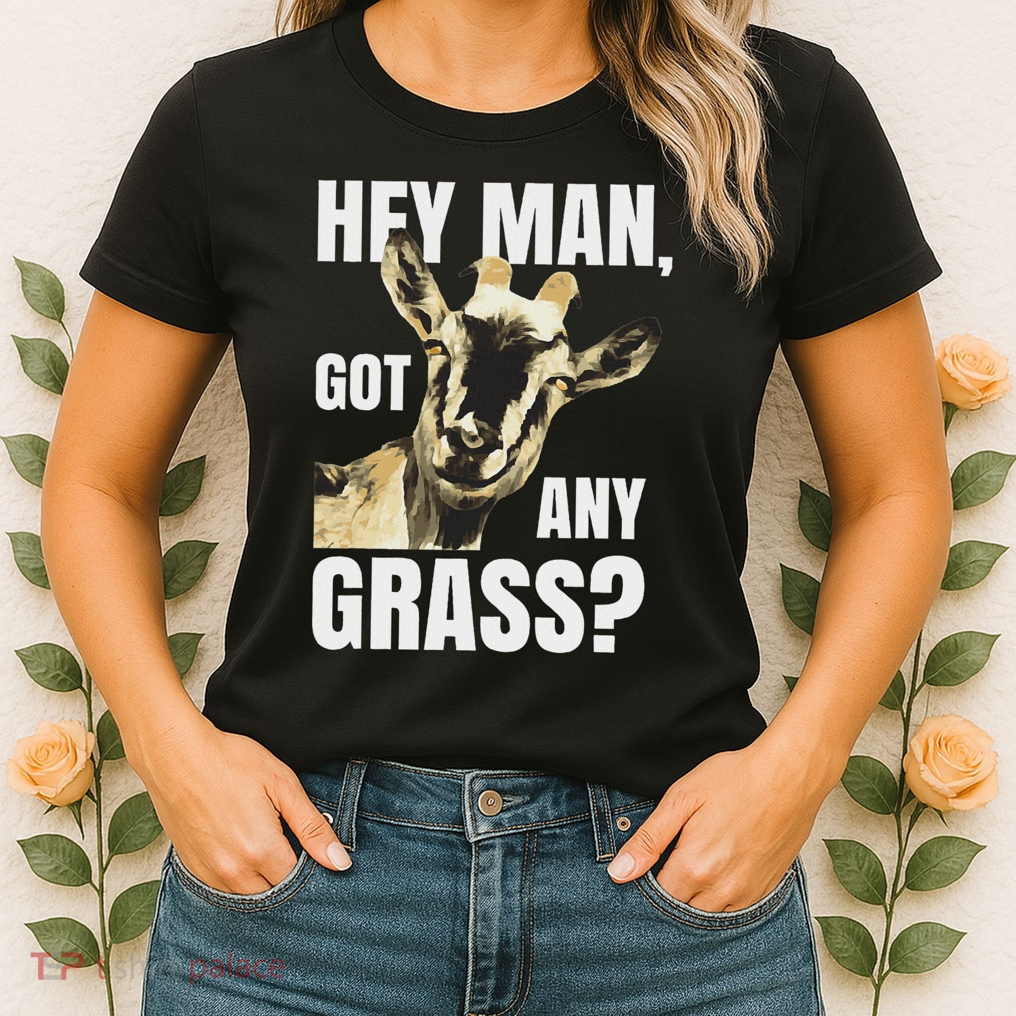 Farm Animal Pun Goas Pets Meme Funny Goat Women's T-Shirt