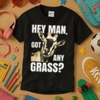 Farm Animal Pun Goas Pets Meme Funny Goat Kids T-Shirt thumb 3