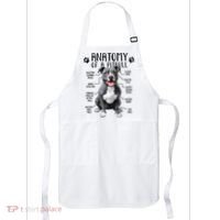 Funny Anatomy Pitbull Dog Cute Pittie Lover Pit Bull Owner Apron thumb 0