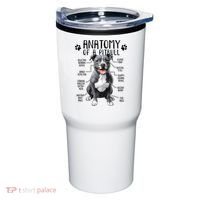 Funny Anatomy Pitbull Dog Cute Pittie Lover Pit Bull Owner Tumbler thumb 0