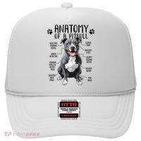Funny Anatomy Pitbull Dog Cute Pittie Lover Pit Bull Owner Hat thumb 0