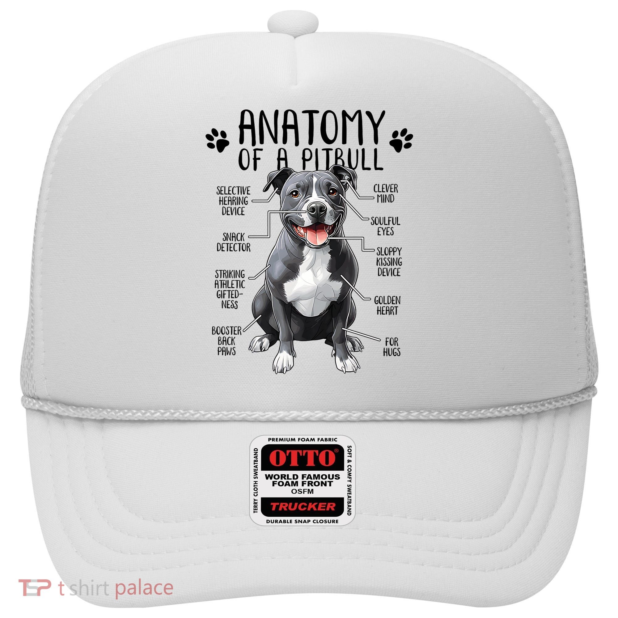 Funny Anatomy Pitbull Dog Cute Pittie Lover Pit Bull Owner Hat
