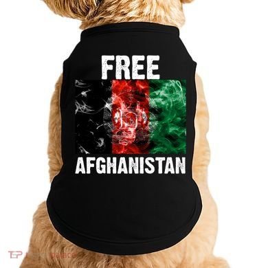 Free Afghanistan Pray For AFG Support Doggie Tank
