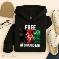 Free Afghanistan Pray For AFG Support Hoodie thumb 4