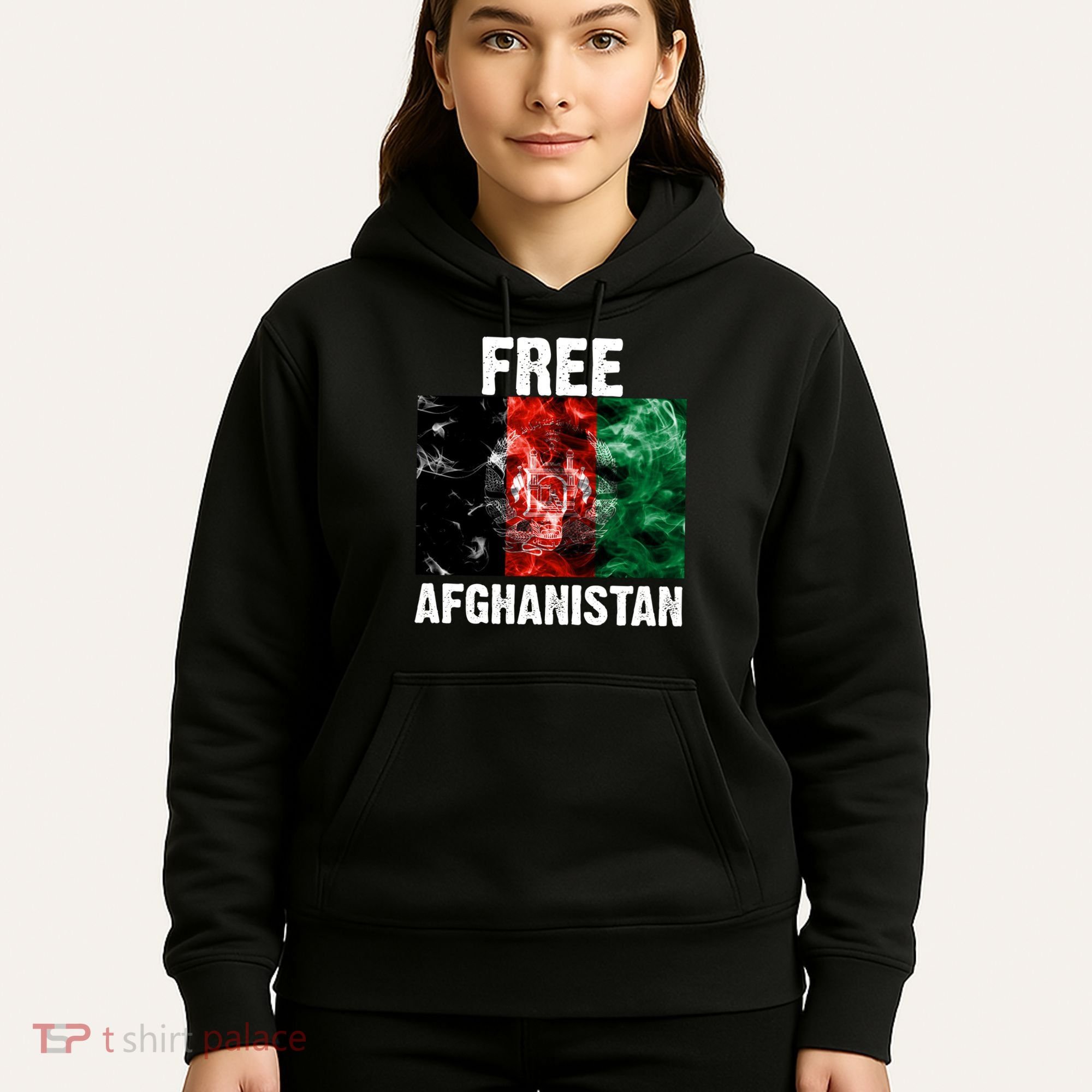 Free Afghanistan Pray For AFG Support Hoodie