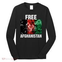 Free Afghanistan Pray For AFG Support Long Sleeve Shirt thumb 0