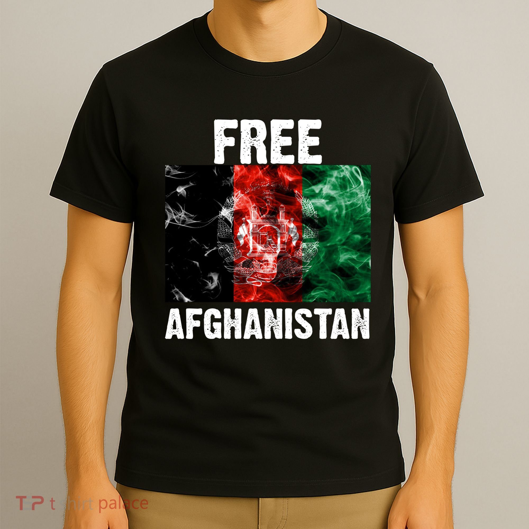 Free Afghanistan Pray For AFG Support T-Shirt