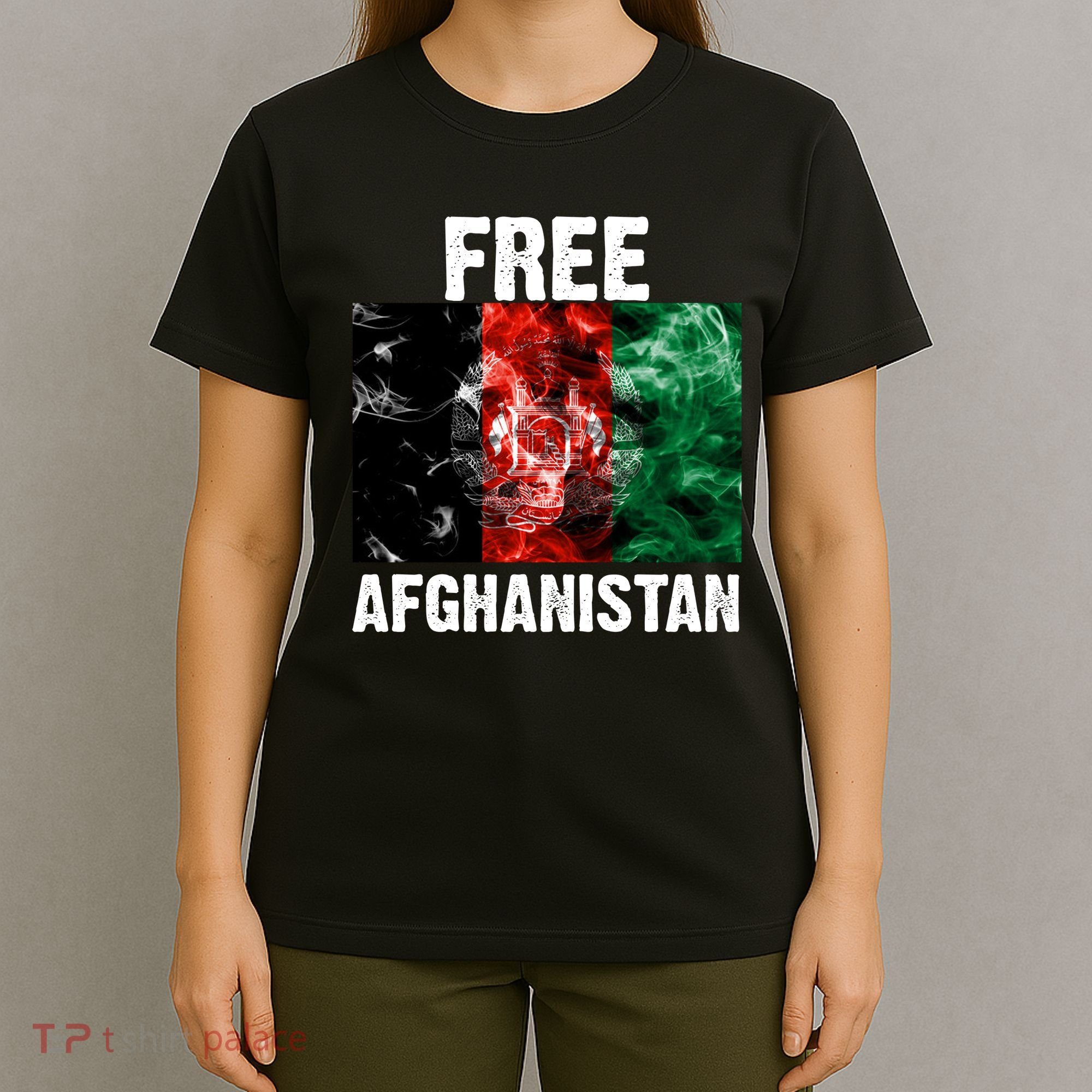 Free Afghanistan Pray For AFG Support T-Shirt