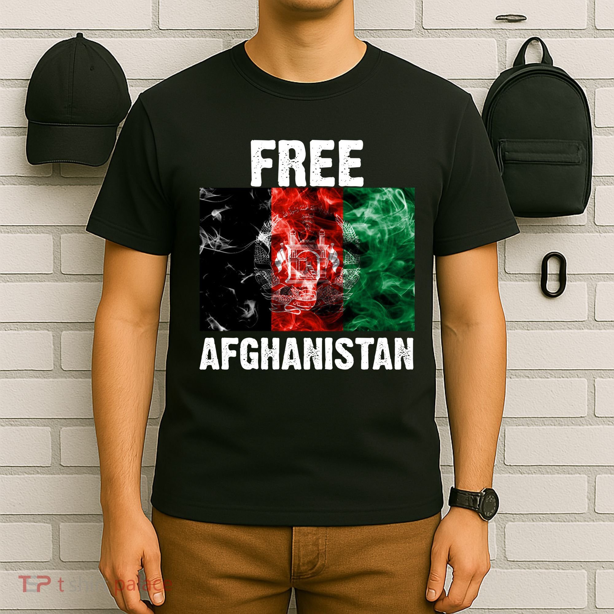 Free Afghanistan Pray For AFG Support T-Shirt