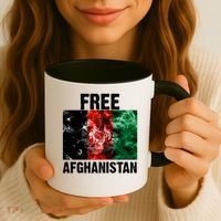 Free Afghanistan Pray For AFG Support Coffee Mug thumb 3
