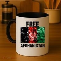 Free Afghanistan Pray For AFG Support Coffee Mug thumb 4