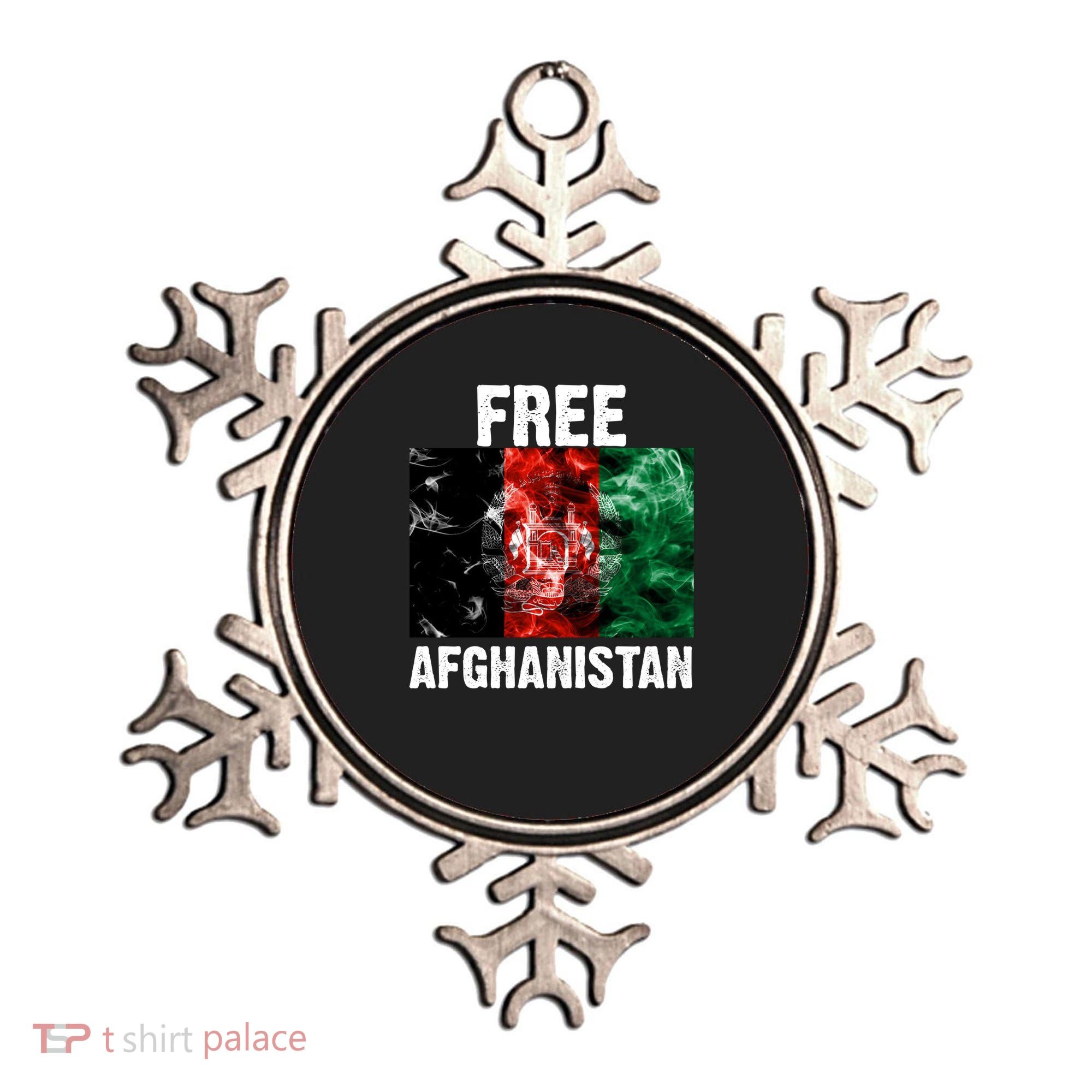 Free Afghanistan Pray For AFG Support Ornament