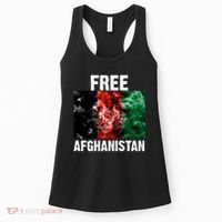 Free Afghanistan Pray For AFG Support Women's Tank Top thumb 0