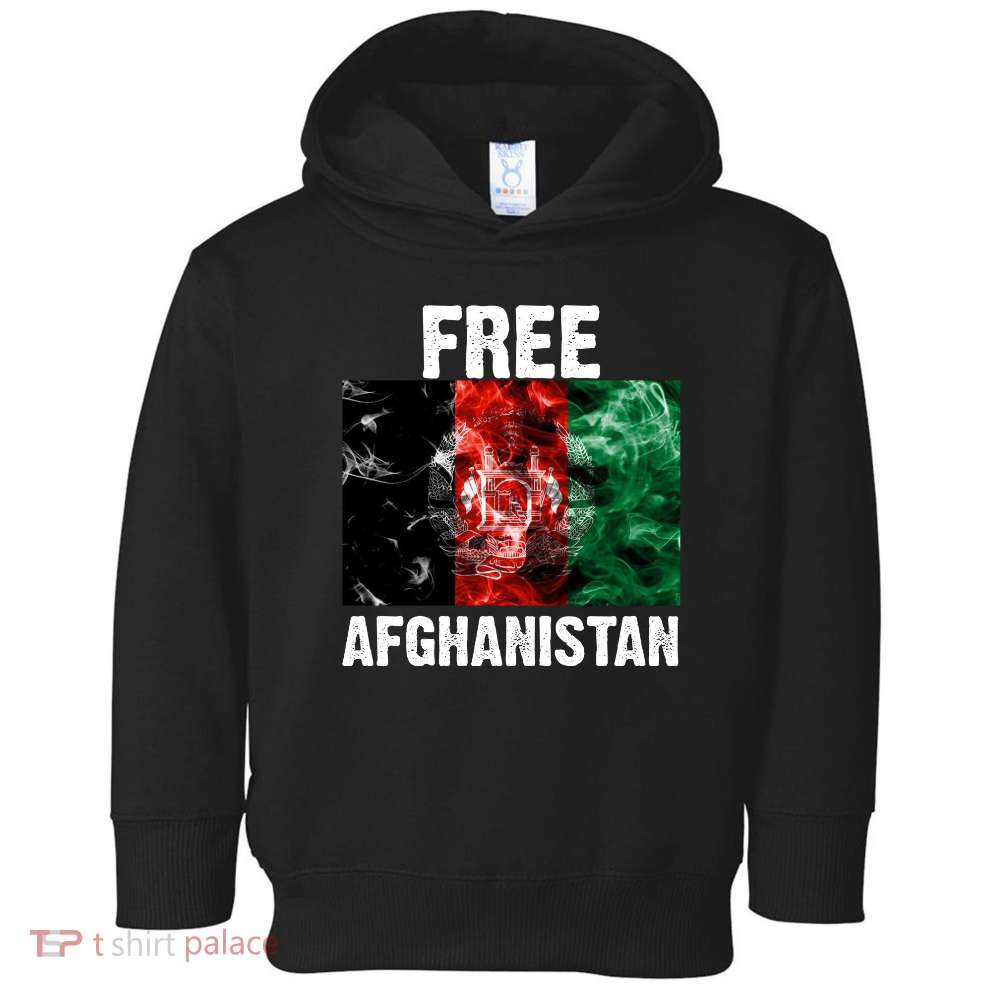 Free Afghanistan Pray For AFG Support Toddler Hoodie
