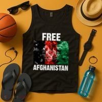 Free Afghanistan Pray For AFG Support Tank Top thumb 4