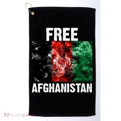 Free Afghanistan Pray For AFG Support Golf Towel