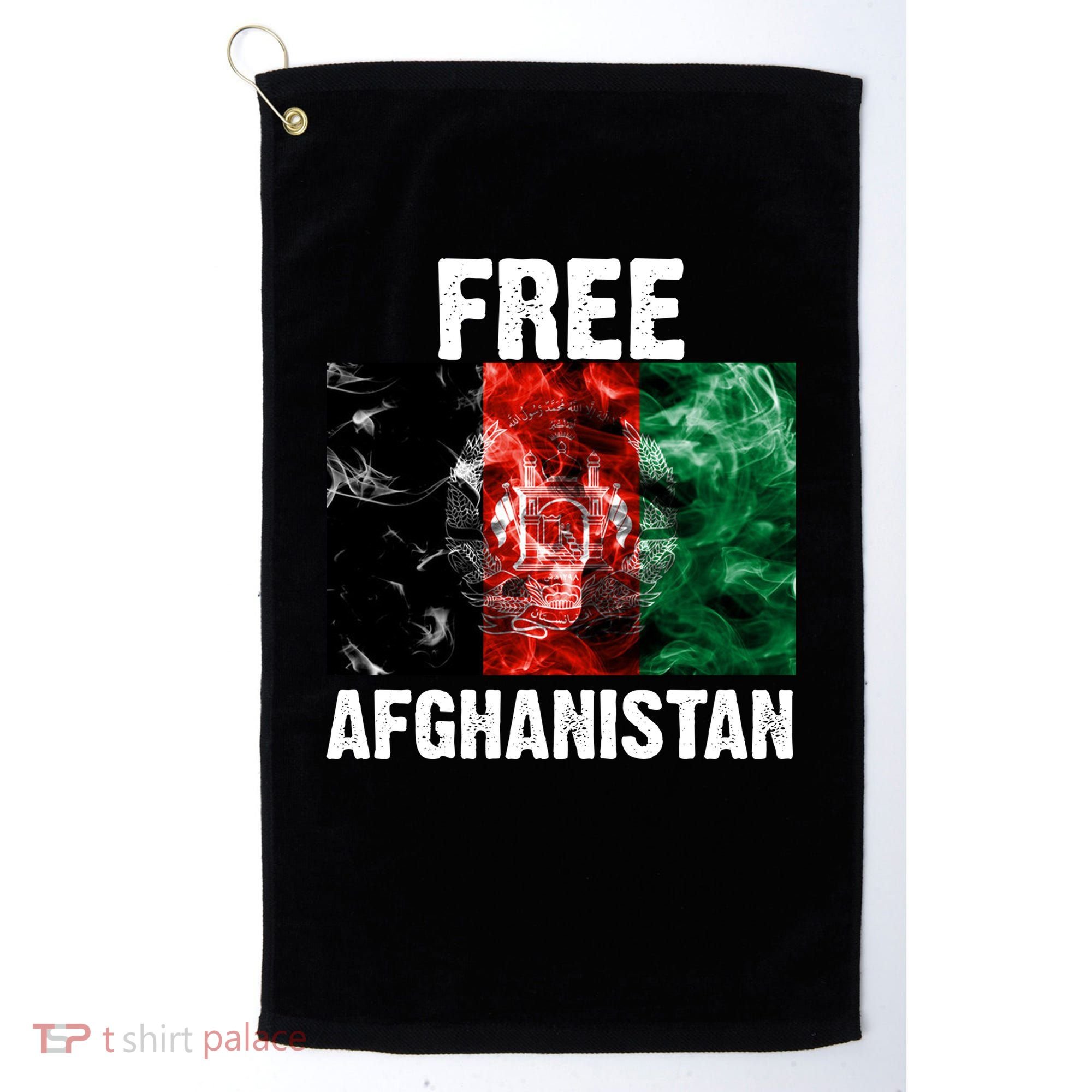 Free Afghanistan Pray For AFG Support Golf Towel