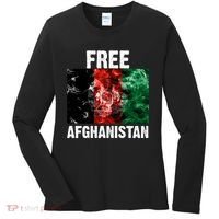 Free Afghanistan Pray For AFG Support Women's Long Sleeve Shirt thumb 0