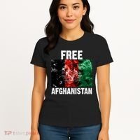Free Afghanistan Pray For AFG Support Women's T-Shirt thumb 4