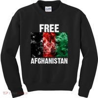 Free Afghanistan Pray For AFG Support Kids Sweatshirt thumb 0