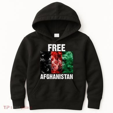 Free Afghanistan Pray For AFG Support Kids Hoodie