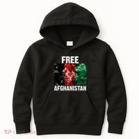 Free Afghanistan Pray For AFG Support Kids Hoodie thumb 0