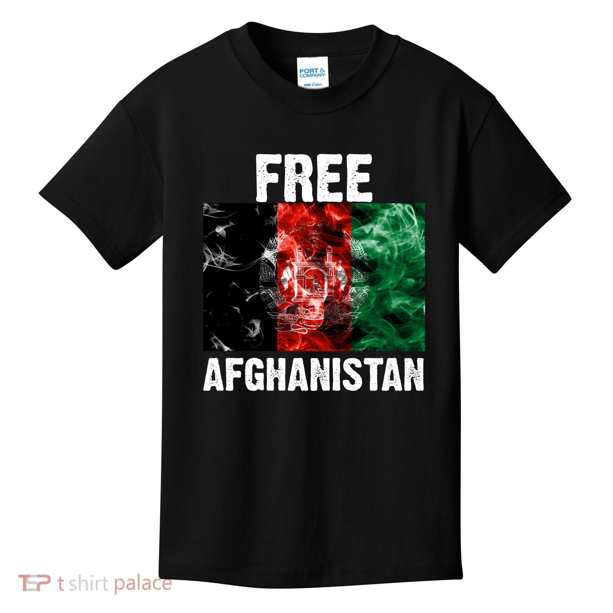 Free Afghanistan Pray For AFG Support Kids T-Shirt