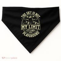 Funny Aviator Pilot Airplane Plane Aviation Gifts USA-Made Doggie Bandana thumb 0
