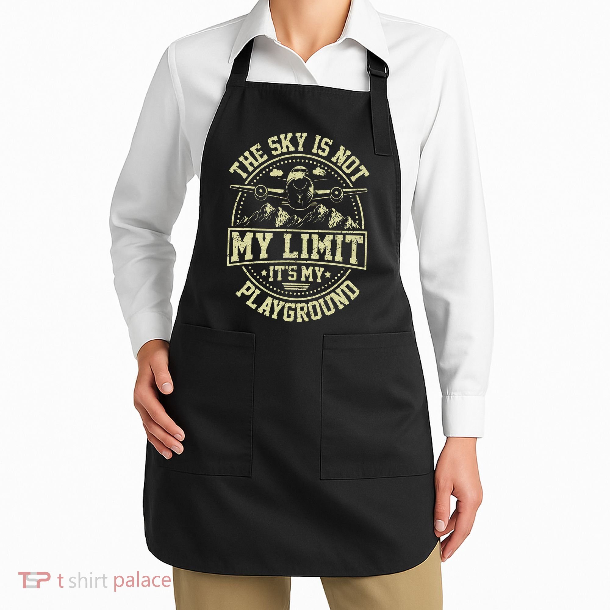 Funny Aviator Pilot Airplane Plane Aviation Gifts Apron