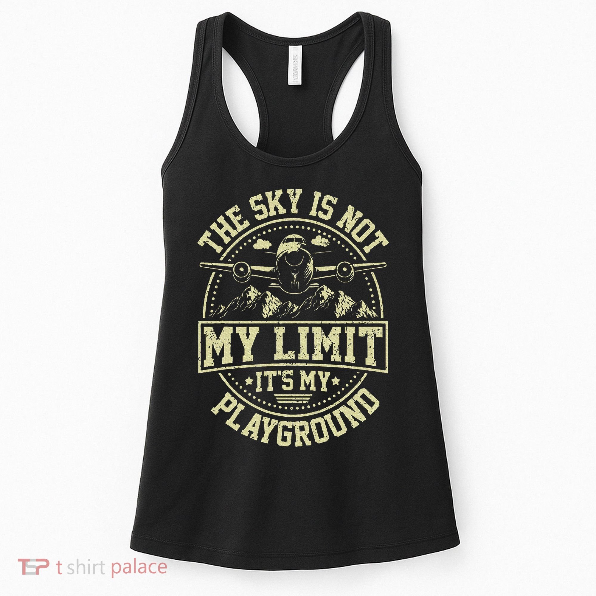 Funny Aviator Pilot Airplane Plane Aviation Gifts Women's Tank Top