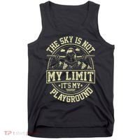 Funny Aviator Pilot Airplane Plane Aviation Gifts Tank Top thumb 0
