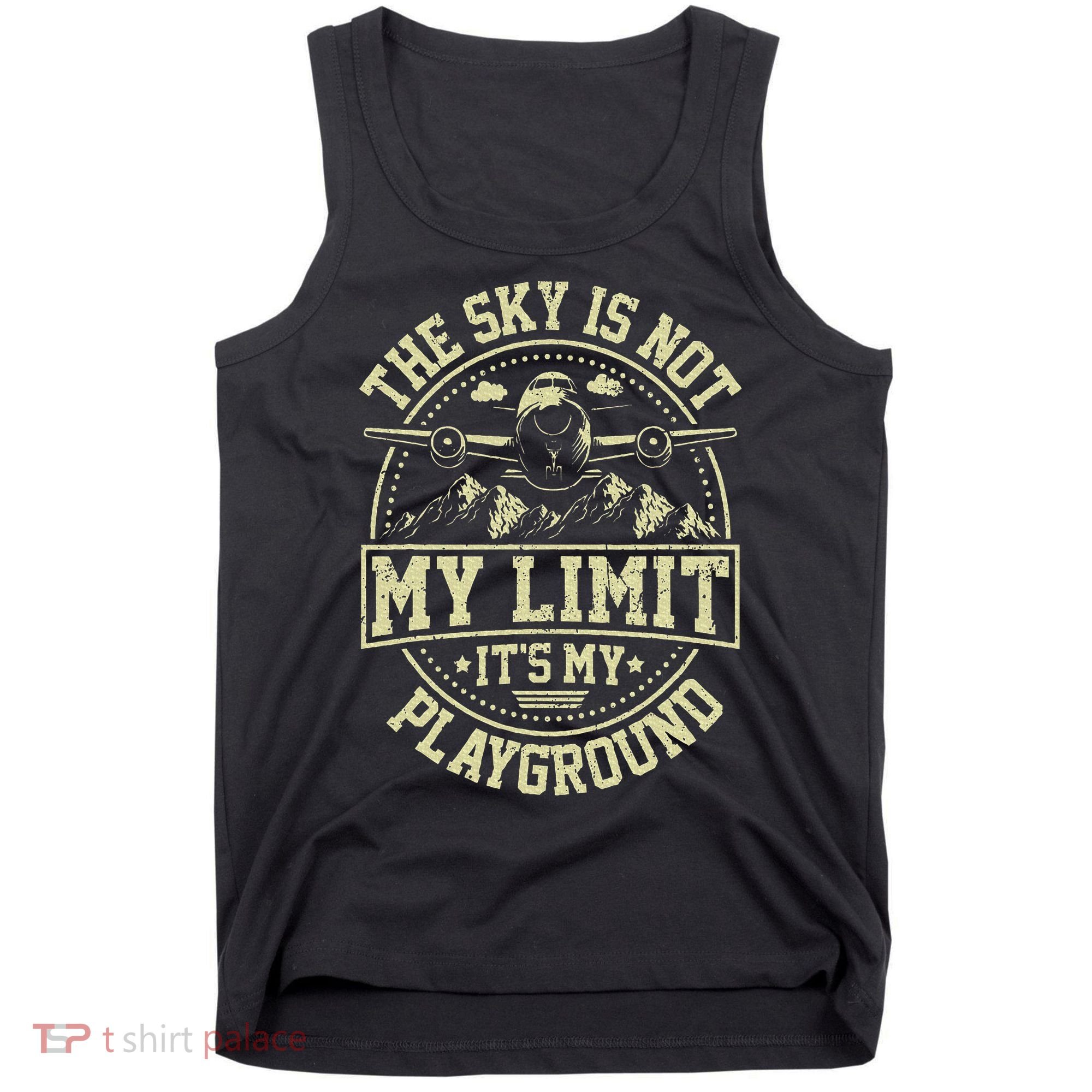 Funny Aviator Pilot Airplane Plane Aviation Gifts Tank Top