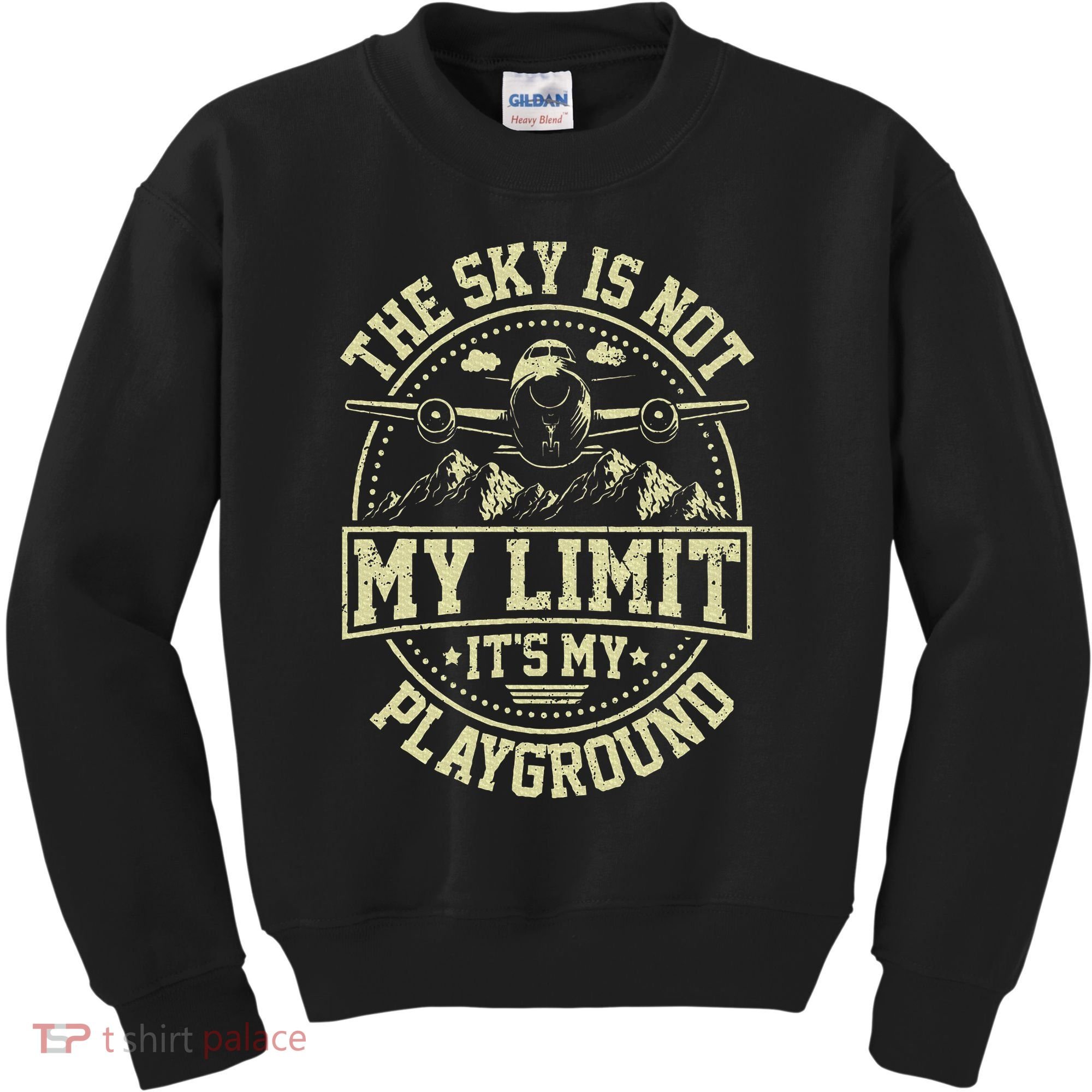 Funny Aviator Pilot Airplane Plane Aviation Gifts Kids Sweatshirt