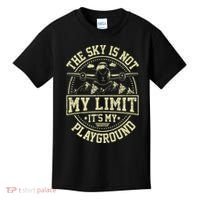 Funny Aviator Pilot Airplane Plane Aviation Gifts Kids T-Shirt thumb 0