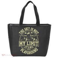 Funny Aviator Pilot Airplane Plane Aviation Gifts Tote Bag thumb 0