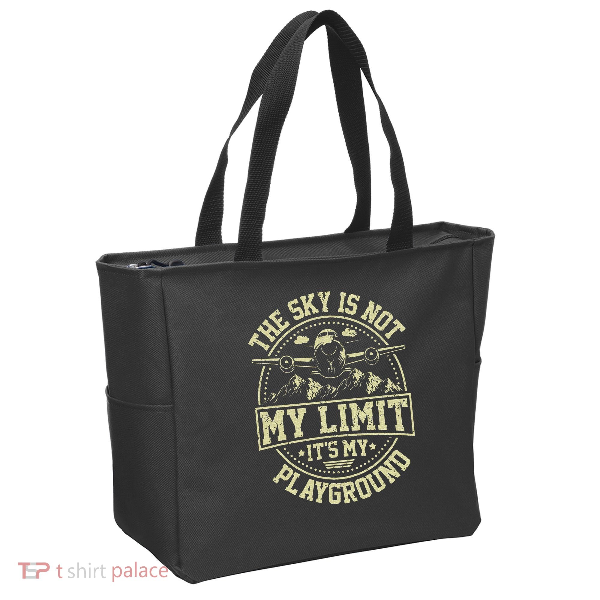 Funny Aviator Pilot Airplane Plane Aviation Gifts Tote Bag