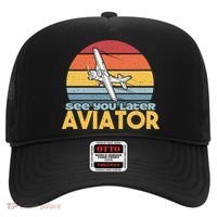 Funny Airplane Pilot Costume See You Later Aviator Pilot Meaningful Gift Hat thumb 0