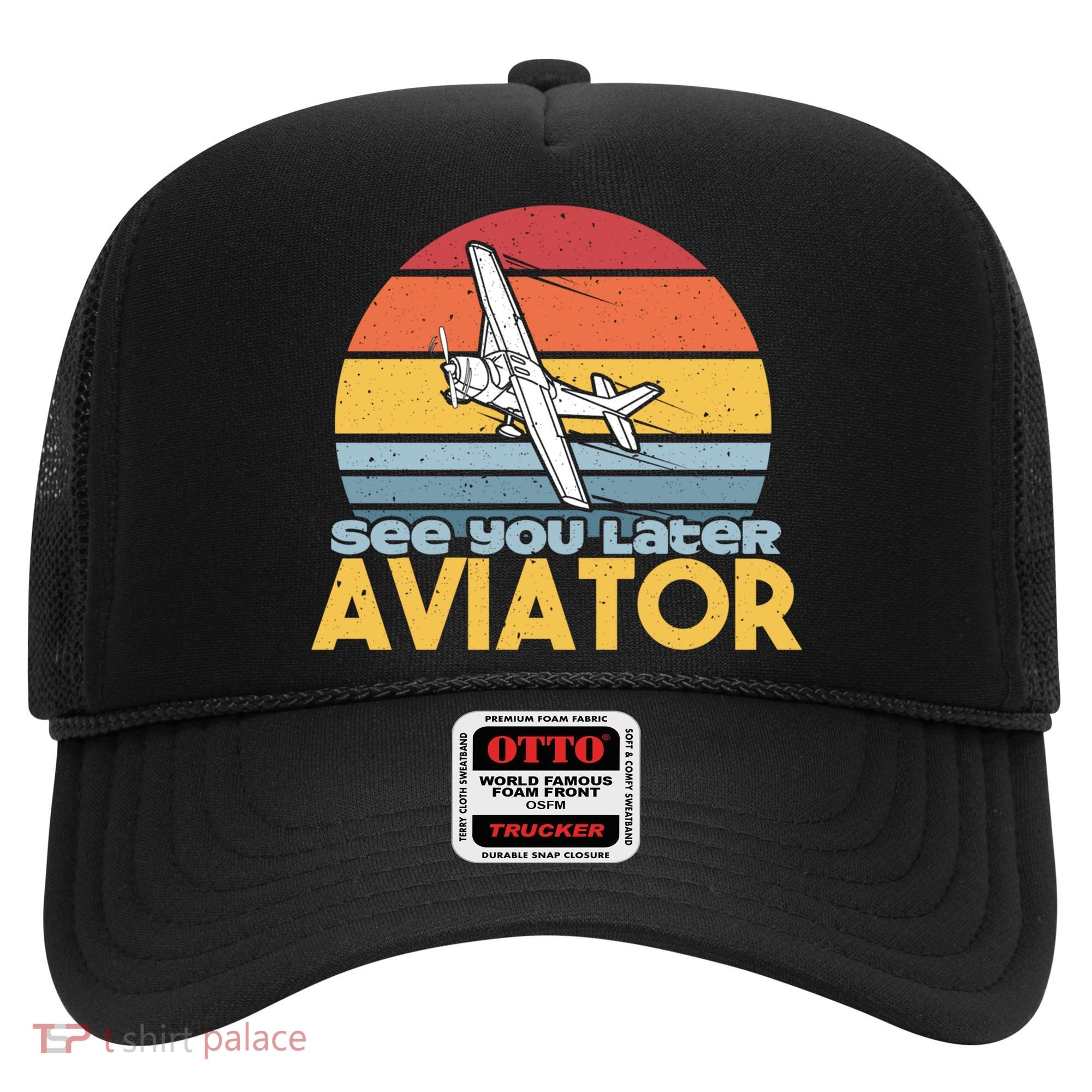 Funny Airplane Pilot Costume See You Later Aviator Pilot Meaningful Gift Hat
