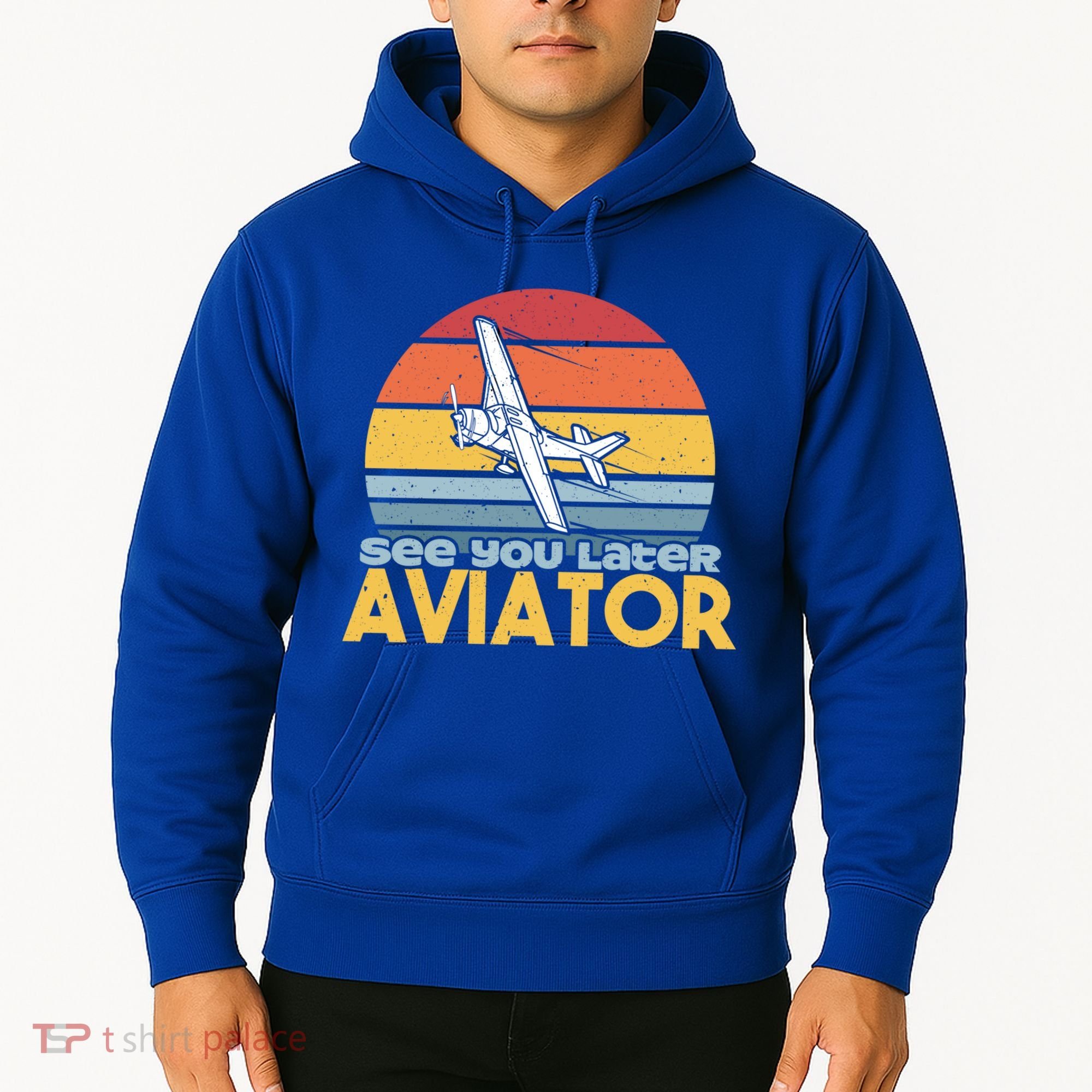 Funny Airplane Pilot Costume See You Later Aviator Pilot Meaningful Gift Hoodie