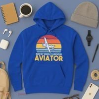 Funny Airplane Pilot Costume See You Later Aviator Pilot Meaningful Gift Hoodie thumb 3
