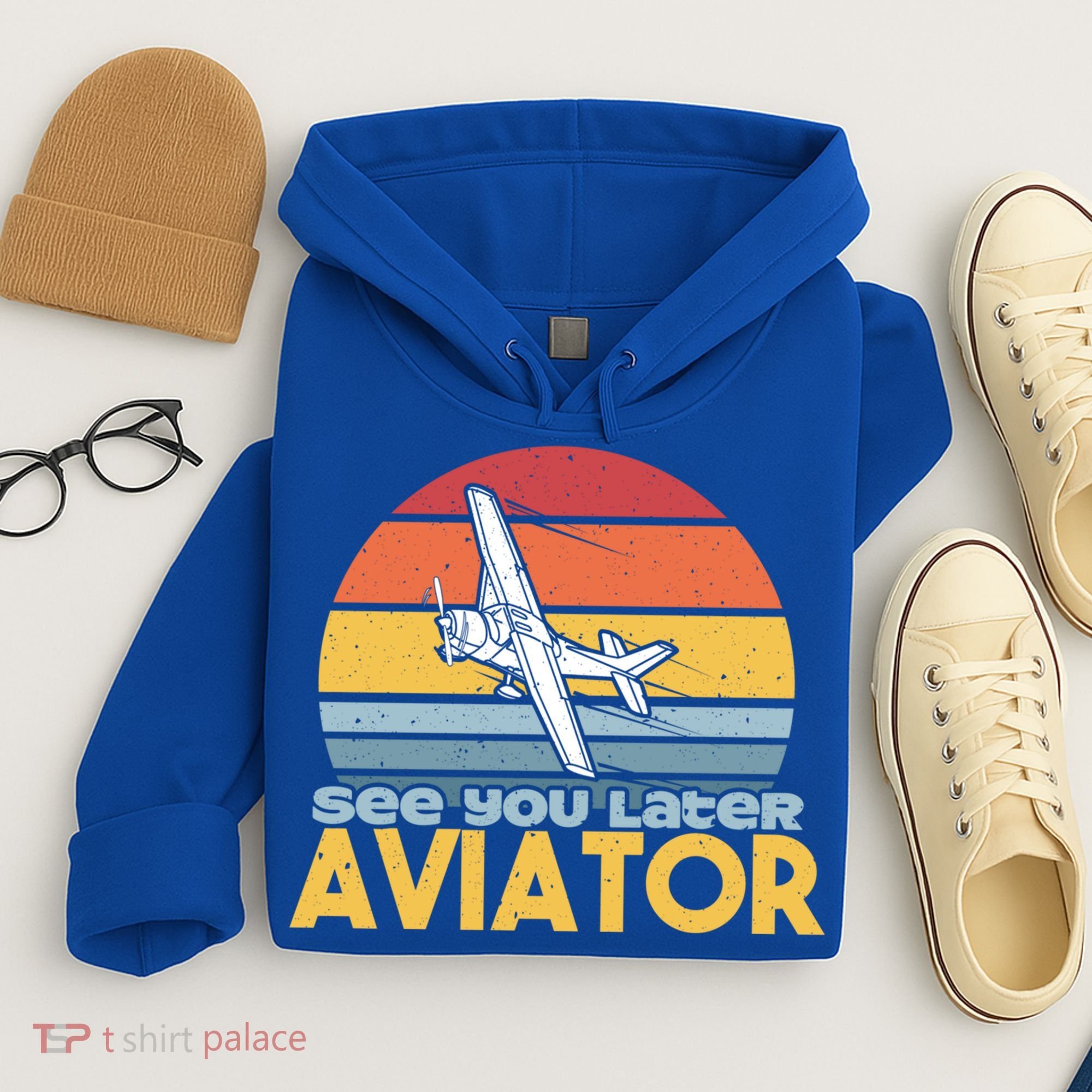 Funny Airplane Pilot Costume See You Later Aviator Pilot Meaningful Gift Hoodie