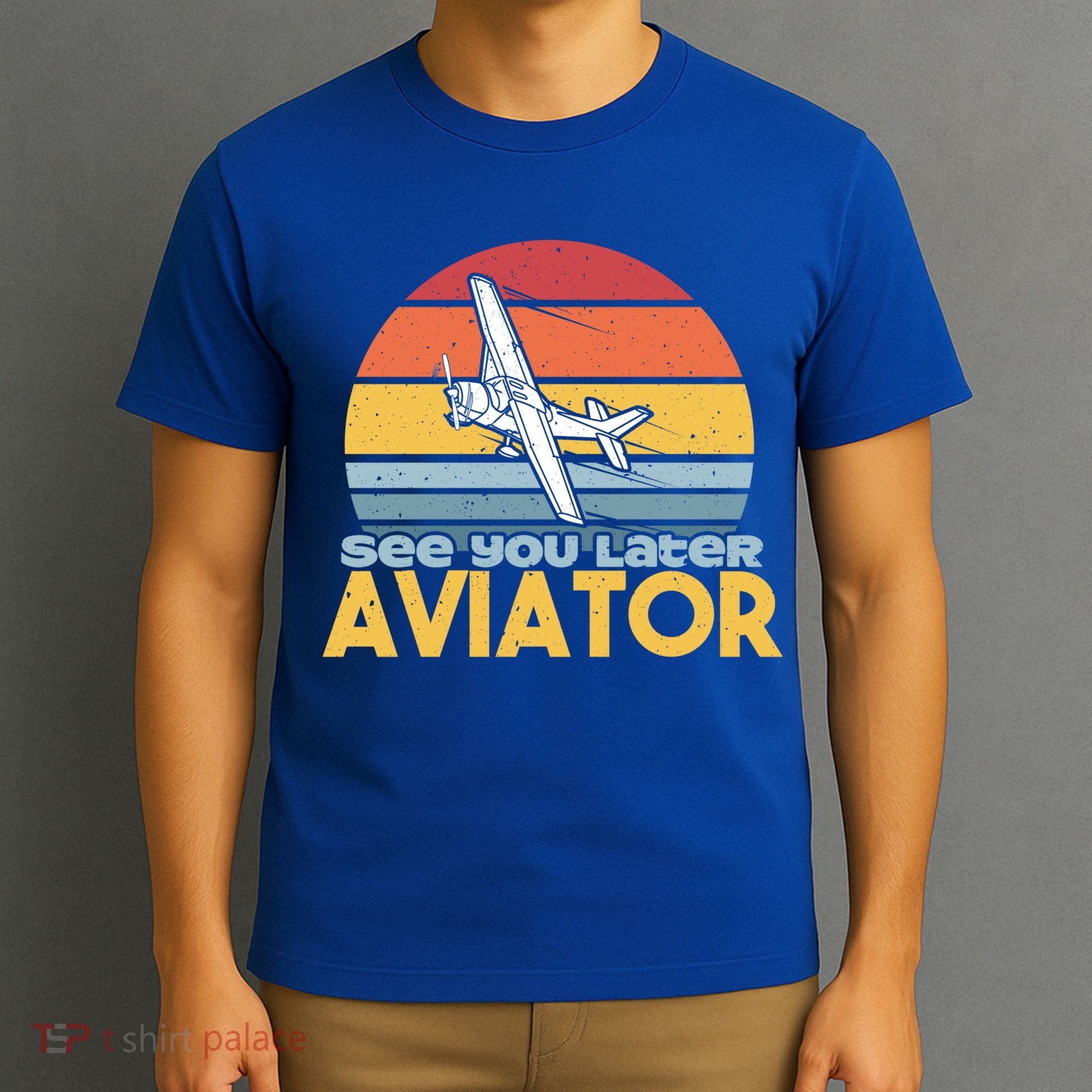 Funny Airplane Pilot Costume See You Later Aviator Pilot Meaningful Gift T-Shirt