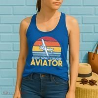 Funny Airplane Pilot Costume See You Later Aviator Pilot Meaningful Gift Women's Tank Top thumb 2