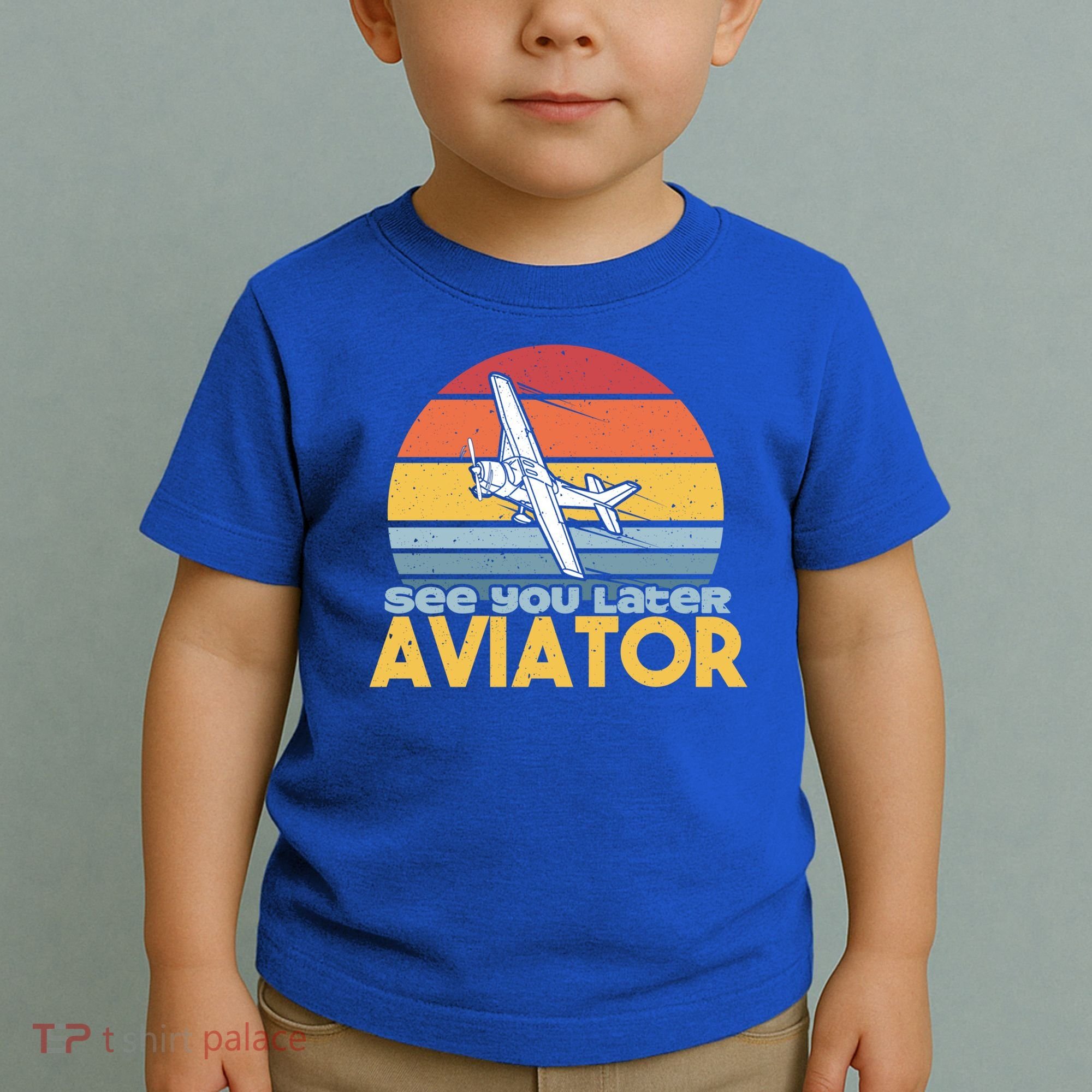 Funny Airplane Pilot Costume See You Later Aviator Pilot Meaningful Gift Toddler T-Shirt