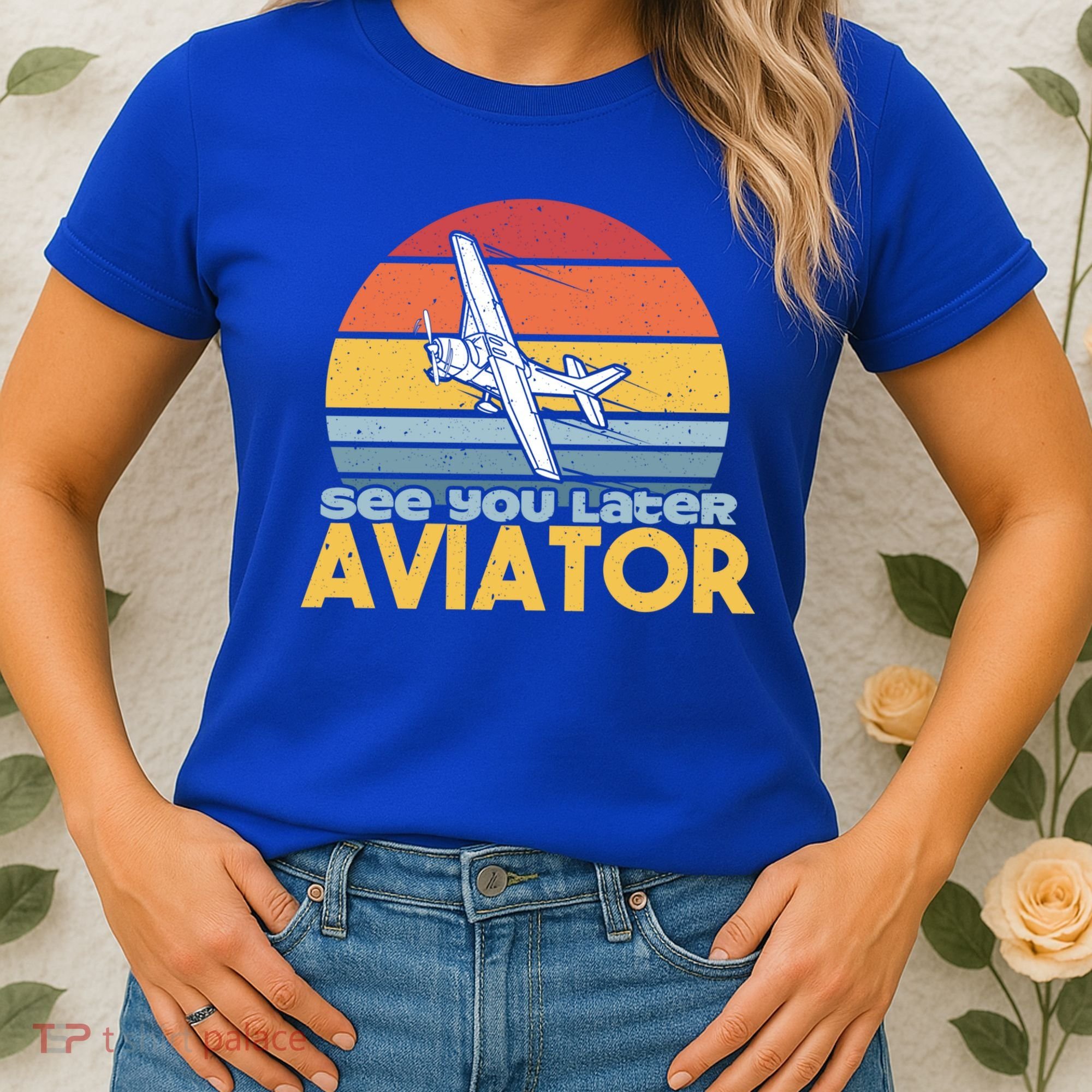 Funny Airplane Pilot Costume See You Later Aviator Pilot Meaningful Gift Women's T-Shirt