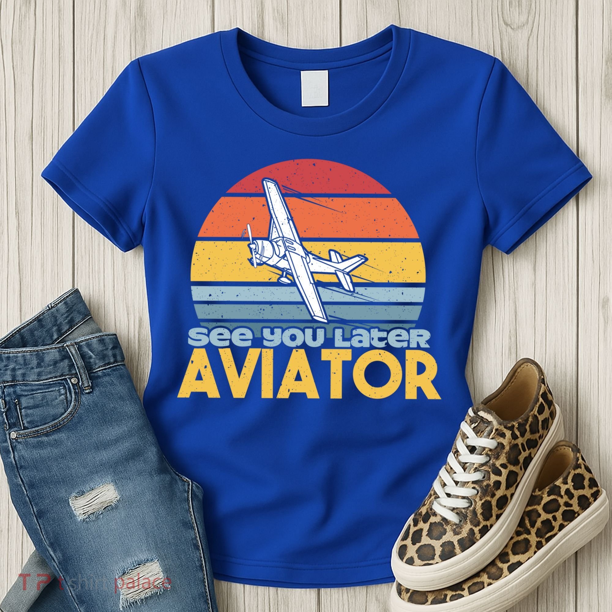 Funny Airplane Pilot Costume See You Later Aviator Pilot Meaningful Gift Women's T-Shirt