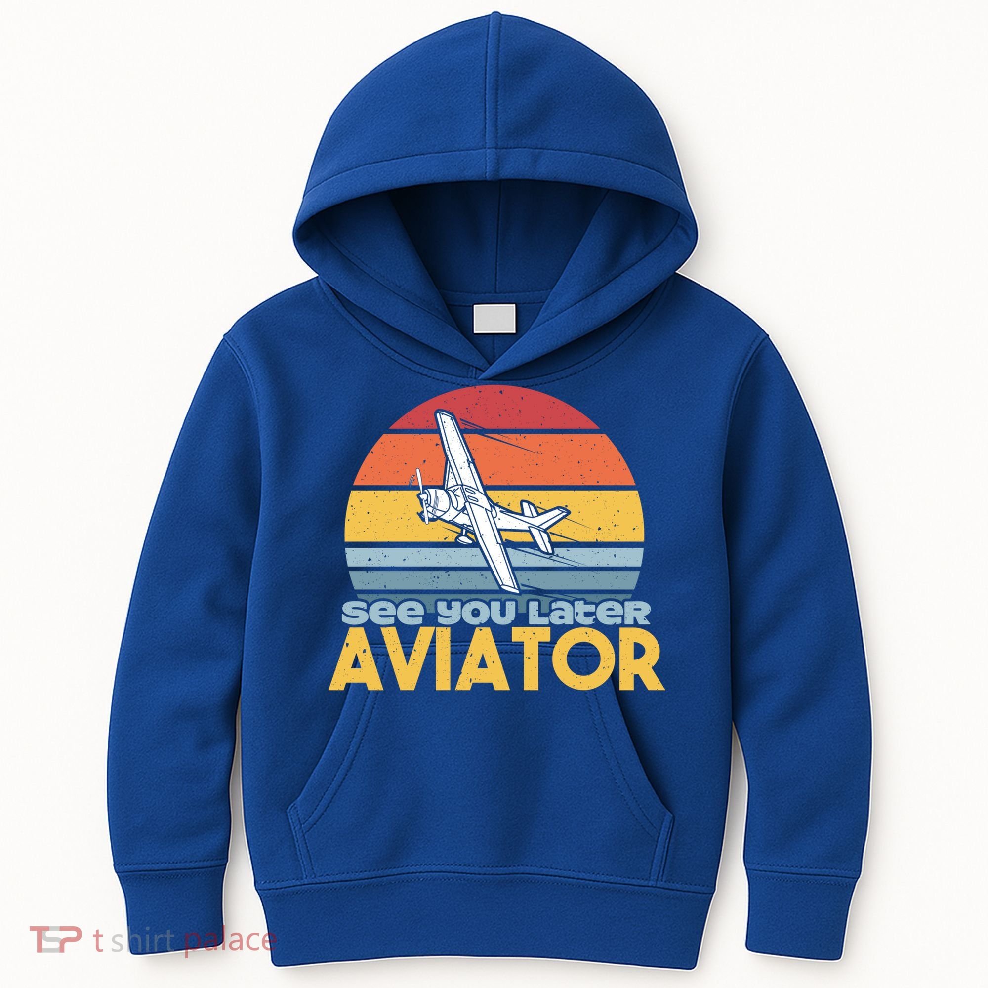 Funny Airplane Pilot Costume See You Later Aviator Pilot Meaningful Gift Kids Hoodie