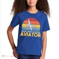 Funny Airplane Pilot Costume See You Later Aviator Pilot Meaningful Gift Kids T-Shirt thumb 2